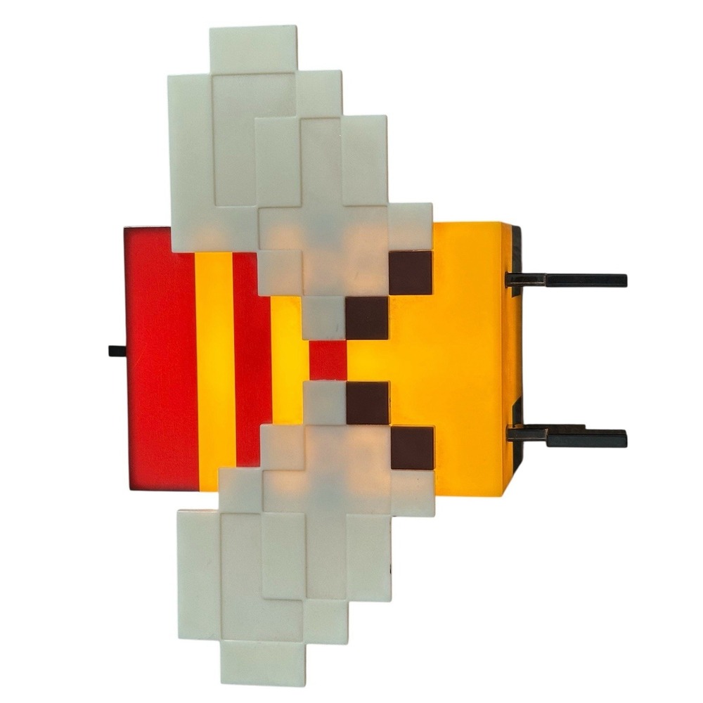Minecraft‎ Yellow Bee Figural Mood Light 5 Inches Tall Tested And Working - Picture 9 of 9